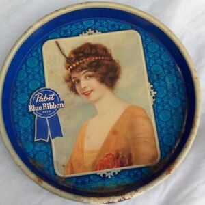 Pabst Blue Ribbon Vintage Decorative Tray